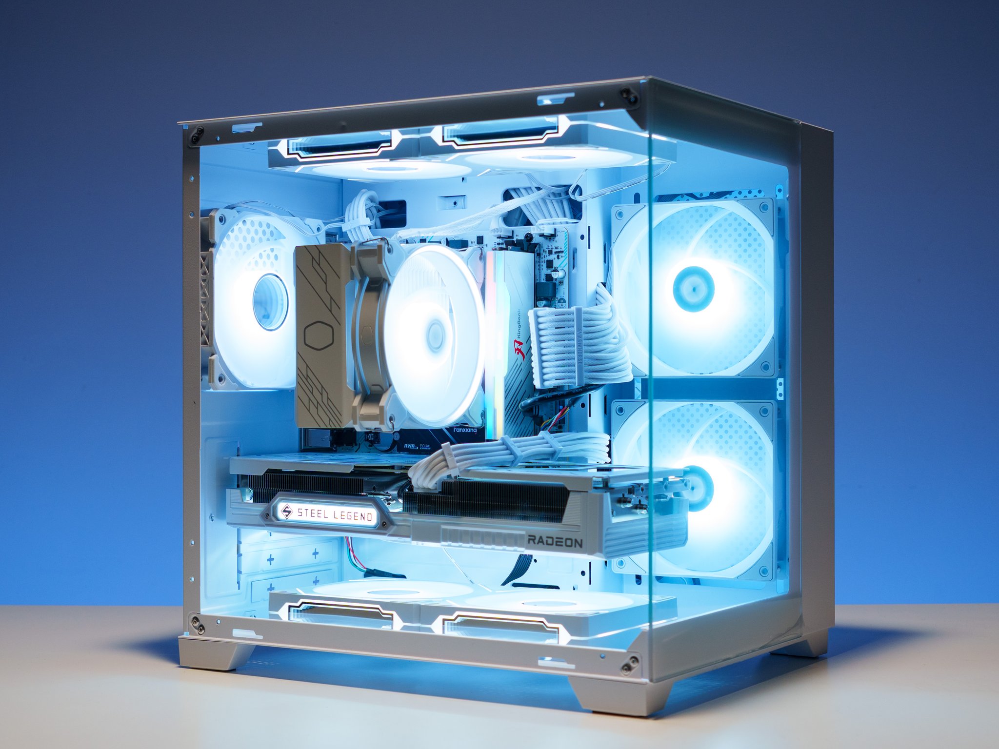 Snow White Gaming PC | Ryzen 5 | RX 9060 XT | 16GB DDR4 RAM | ARGB