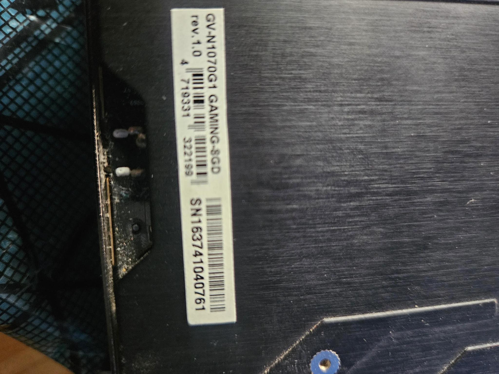 Gigabyte Geforce Gtx 1070 G1 8gb