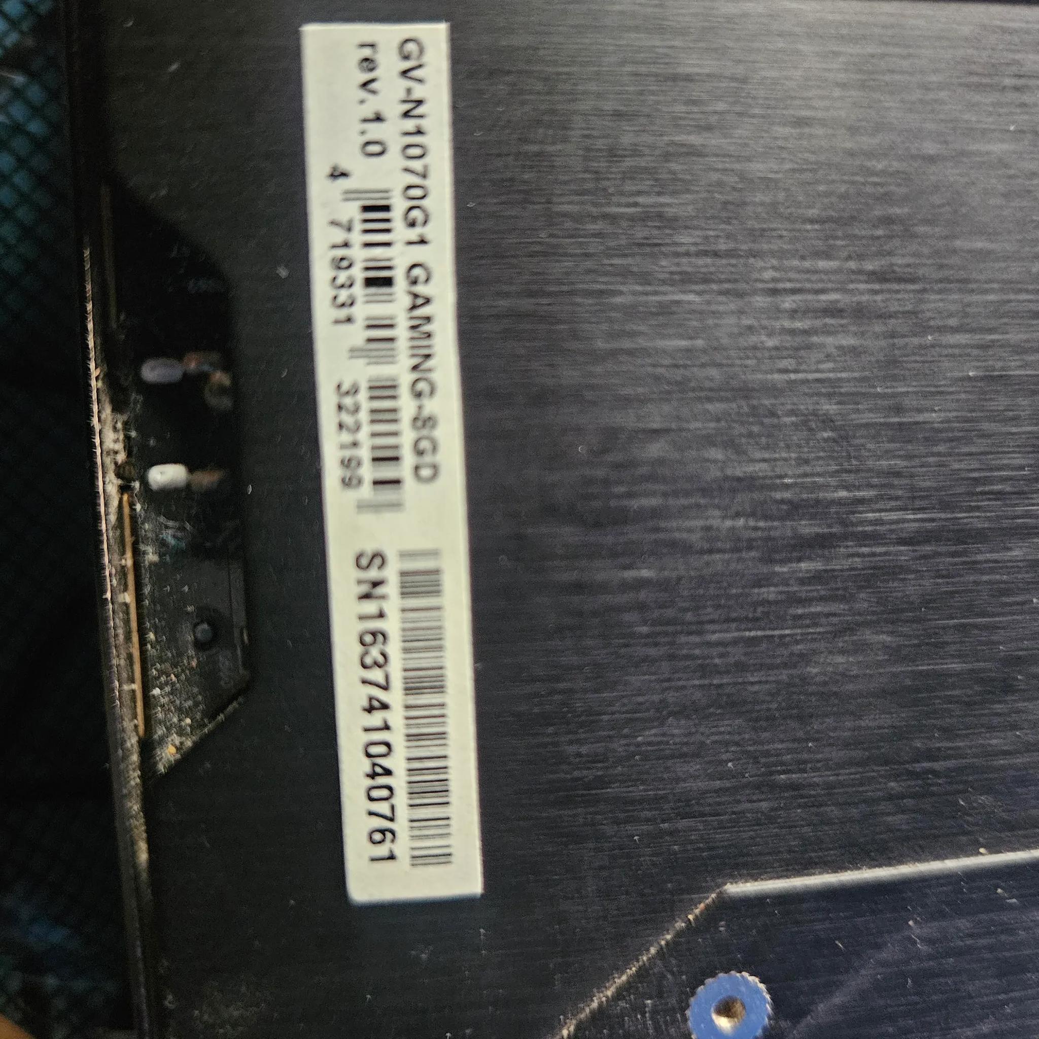 Gigabyte Geforce Gtx 1070 G1 8gb
