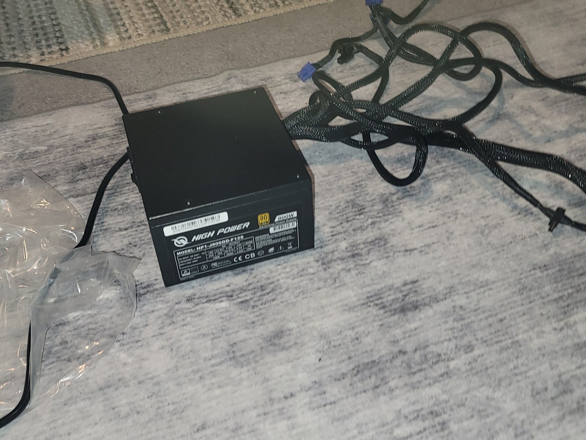 High Power 80 Plus Gold 800W PSU