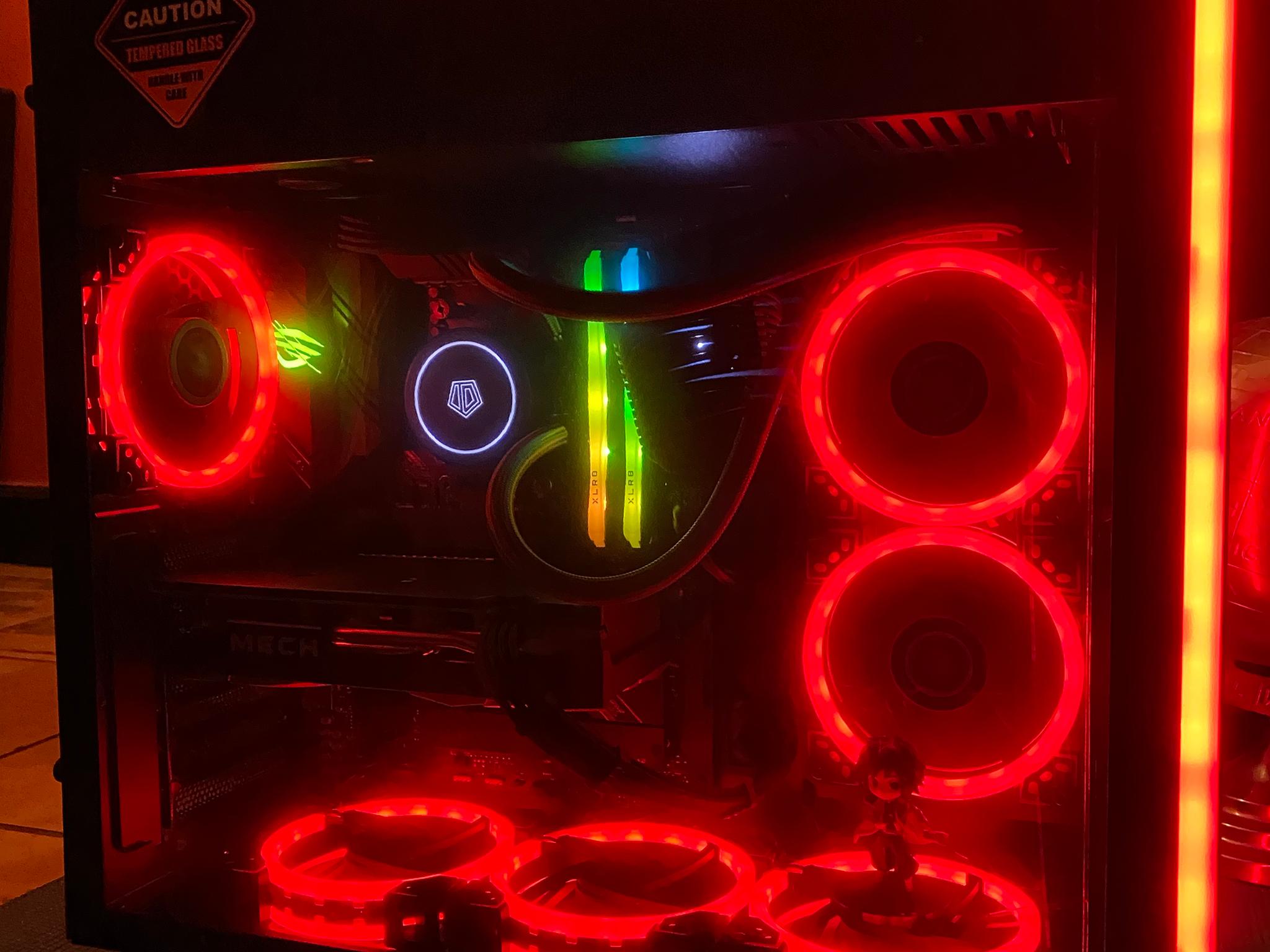 (Liquid💦Cooled)| Ryzen 5 6-Core AMD| RX6600| 16GB XLR8 DDR4 RGB RAM| 500GB NVMe SSD| Windows 11