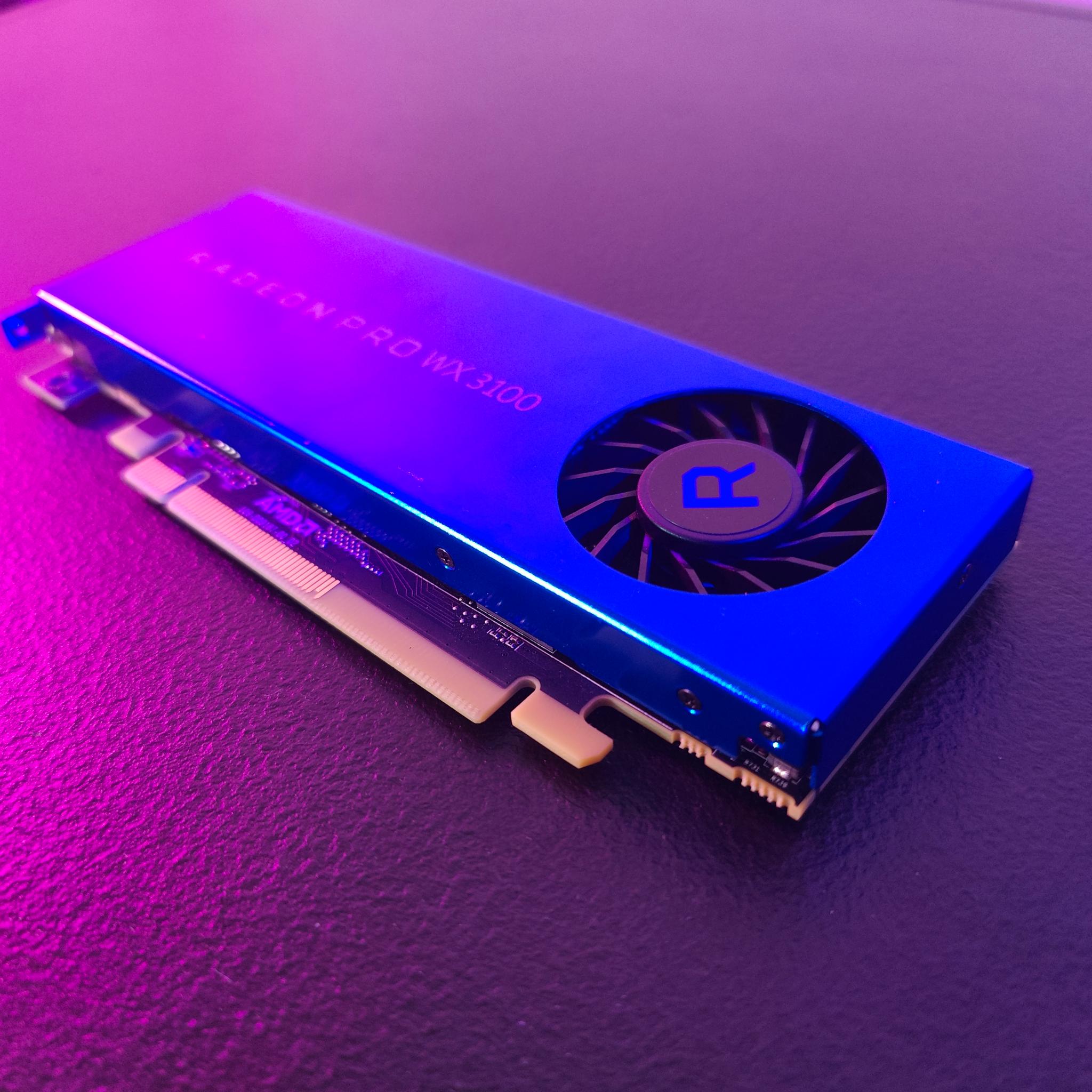 AMD RADEON PRO WX 3100 4GB GDDR5 Low Profile GPU Graphics Card