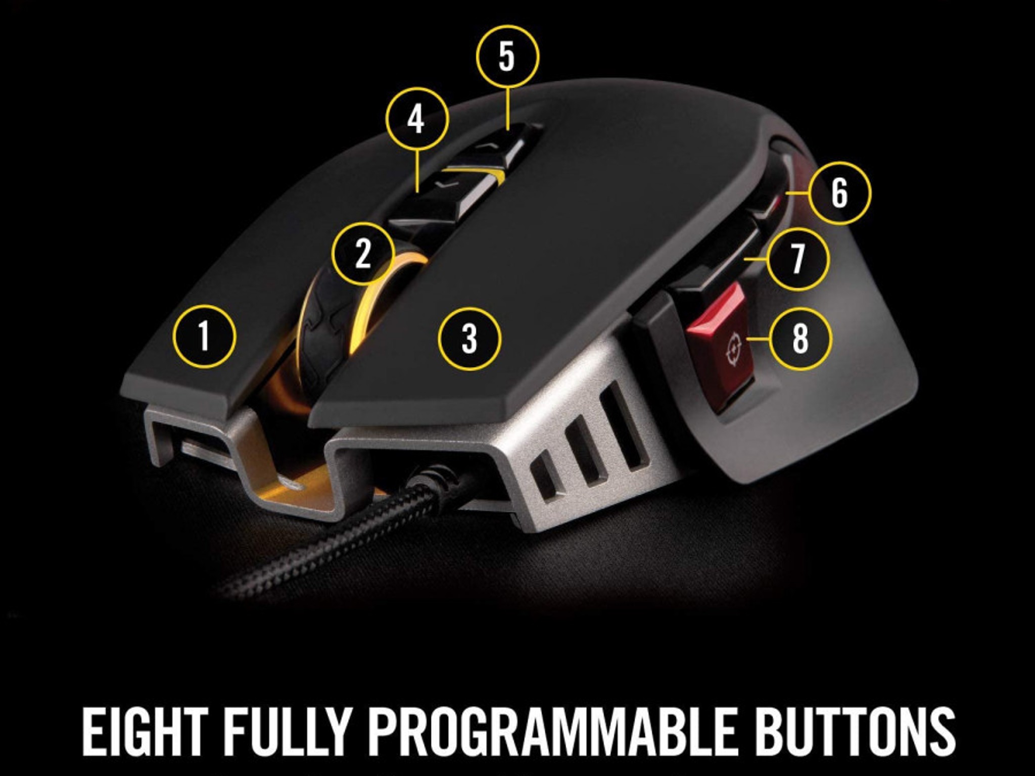 Corsair M65 RGB ELITE Tunable FPS Gaming Mouse (Revival Series)