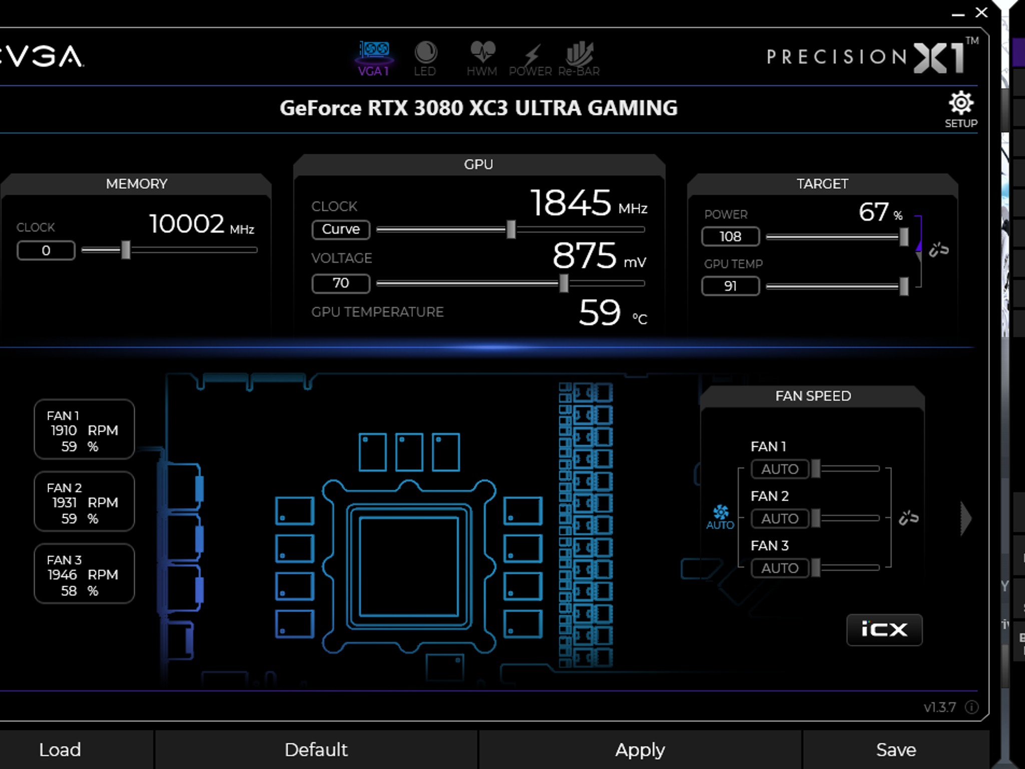EVGA RTX 3080 XC3 ULTRA GAMING