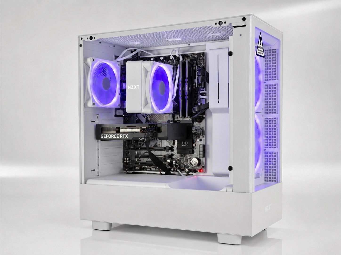 ❄️ SNOW Gaming PC | RTX 4060 Ti | Core i5-12400F | 16GB RAM | 1TB NVME | WiFi and BT | Free Ship