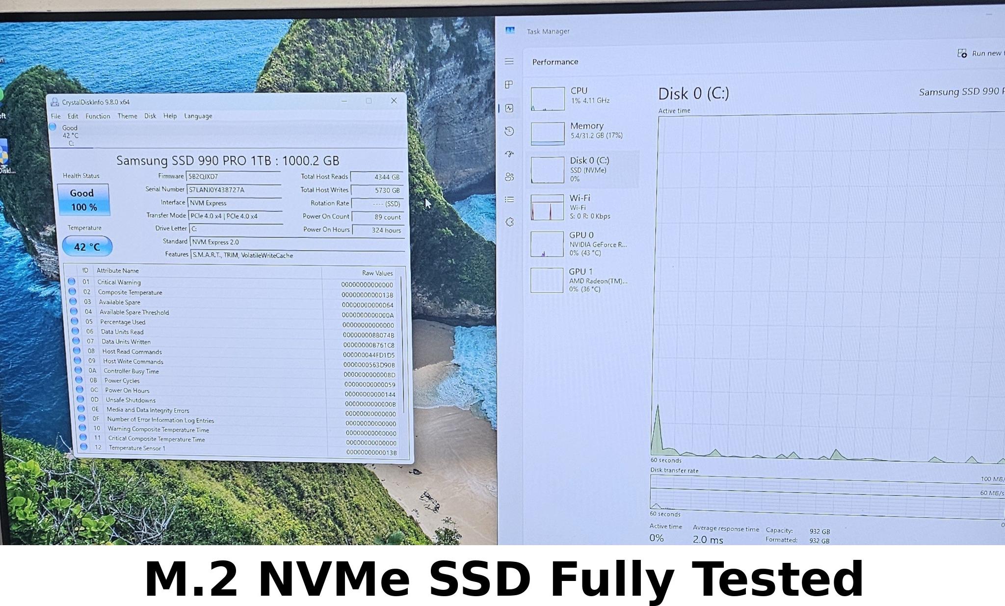 1TB NVMe M.2 SSD Samsung 990 PRO V-NAND