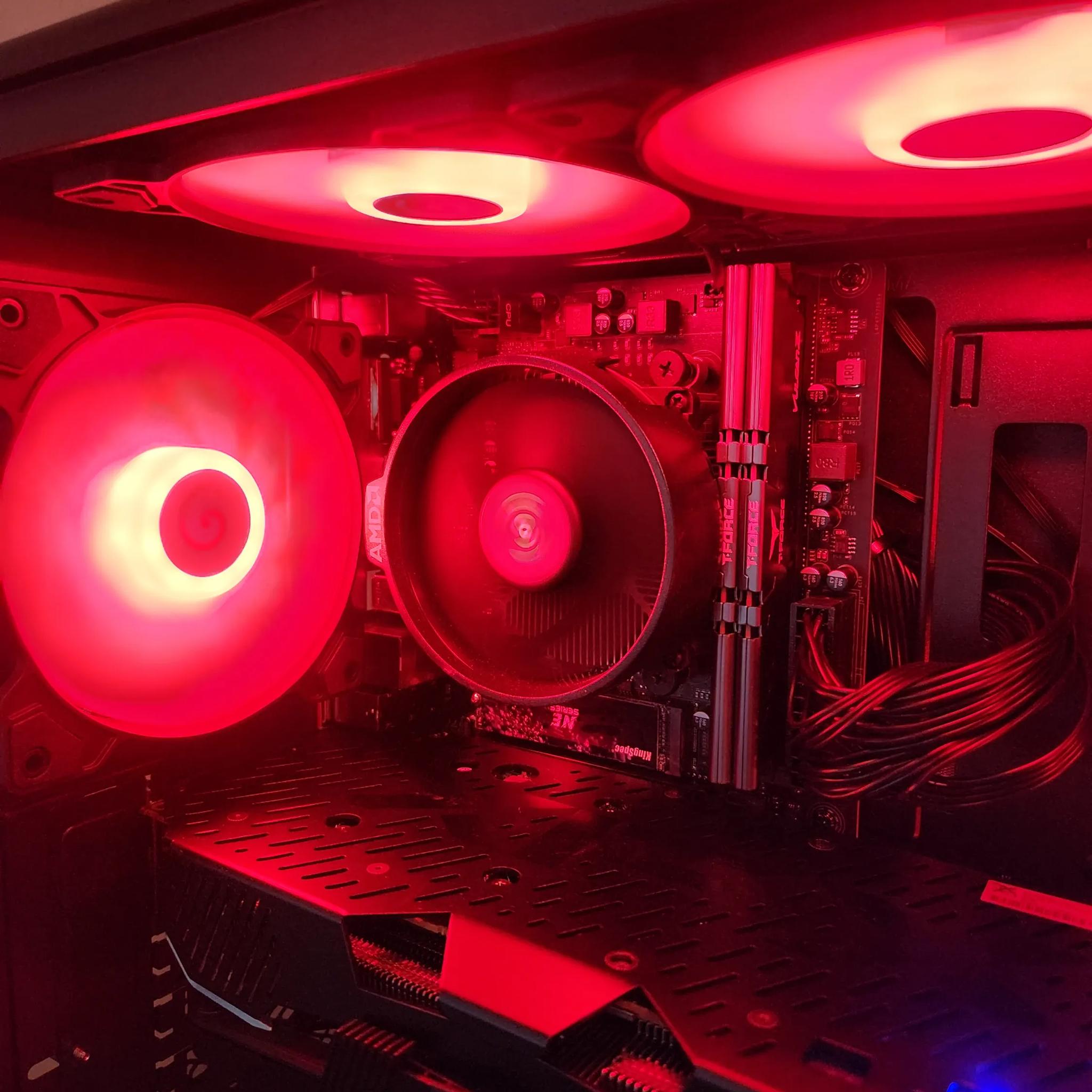 Custom 1080p Gaming PC | Ryzen 5 5500 + RX 5700XT + 16GB DDR4 + 512GB NVMe | Plug & Play Ready!