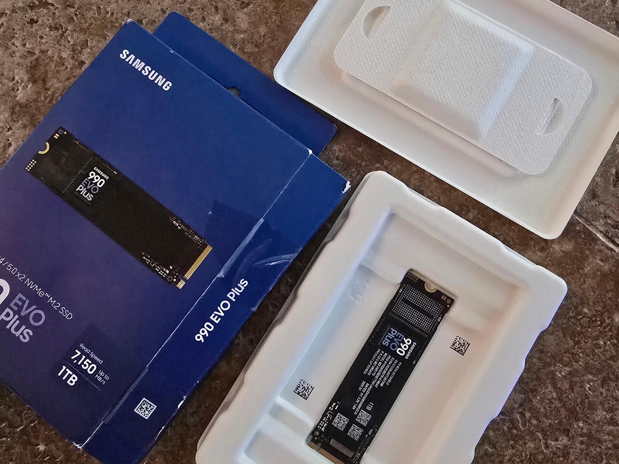 Samsung 990 EVO PLUS 1TB NVME m.2 SSD Pcie 4x4 5x2