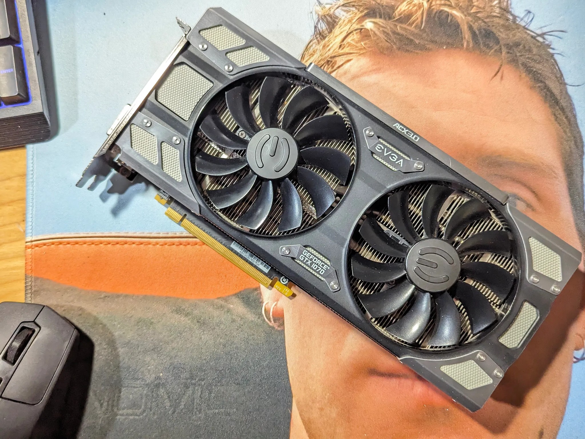 EVGA GeForce GTX 1070 FTW 8GB Used, Like New