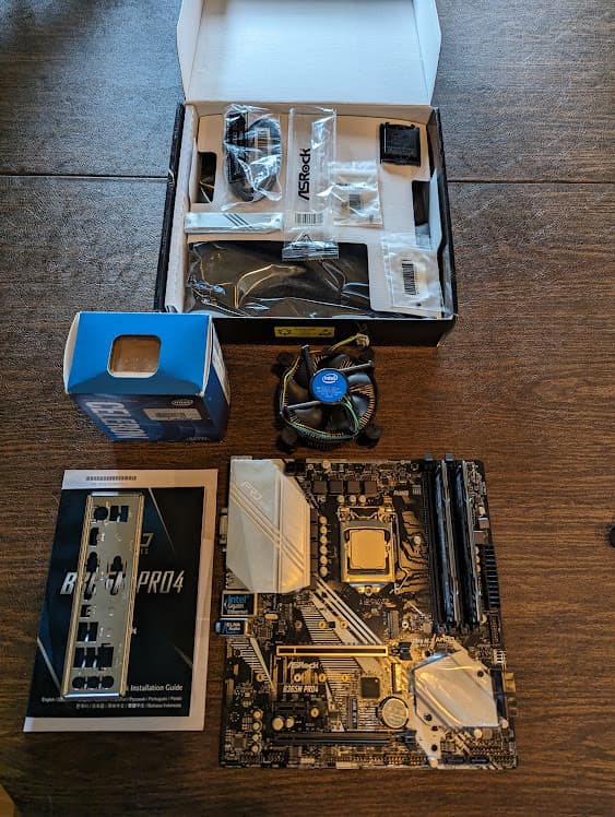 COMBO - Intel Celeron G4900 Processor/CPU with Asrock B365M Pro4 Motherboard