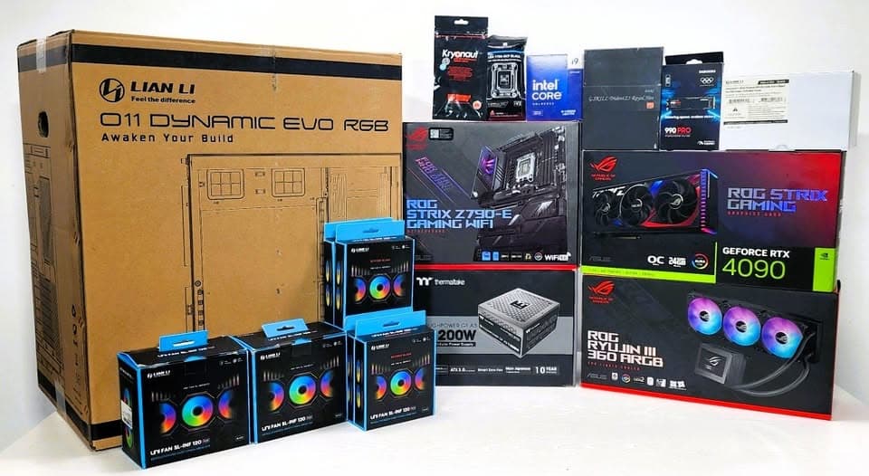 Beautiful ROG/Lian Li Powerhouse PC!!!  14900KS - 4090 - 64GB - 2TB