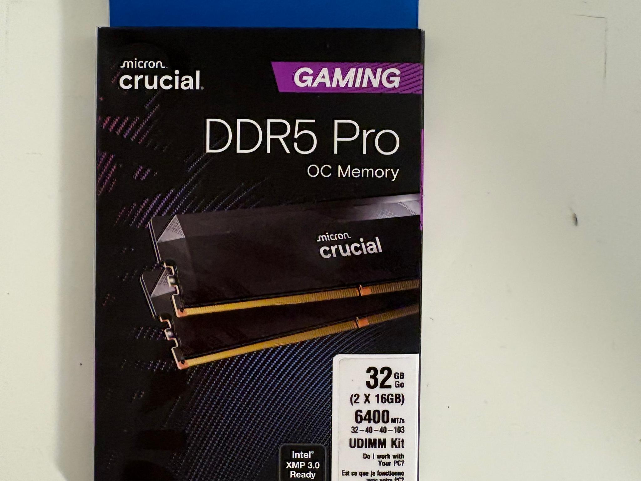 Crucial Pro DDR5 6400 MT/s CL32