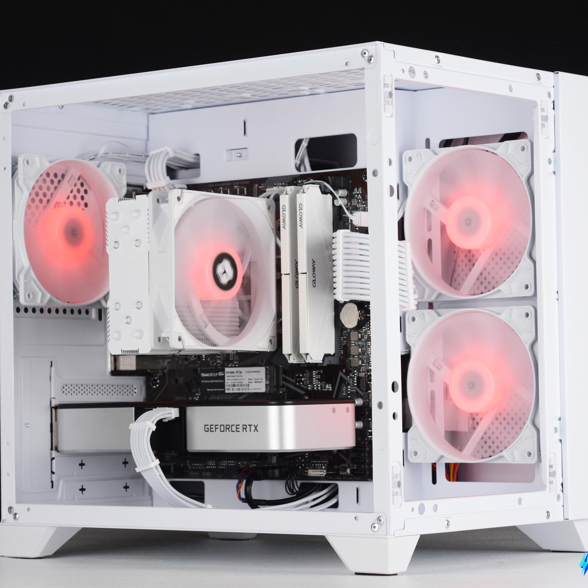 ⚪🟣 BLOOM: 1080p Streaming & Gaming PC | RTX 3060 Ti, Ryzen 5, 32GB DDR4, 1TB SSD