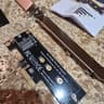 M.2 NVME to PCIe 3.0/4.0 x4 Adapter NVME/AHCI SSD to PCIe Expansion Card with Aluminum Heatsink