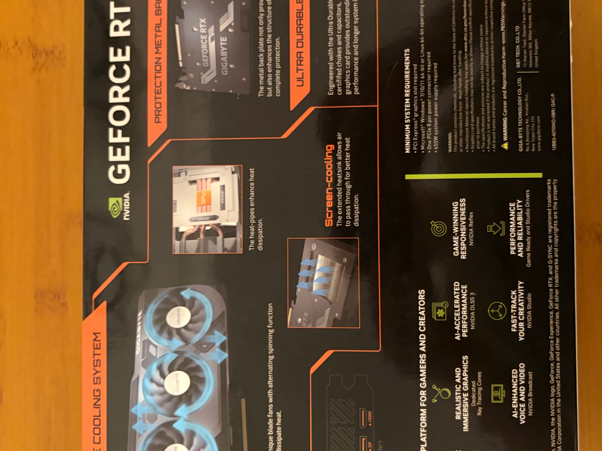 GIGABYTE WINDFORCE OC GeForce RTX 4070