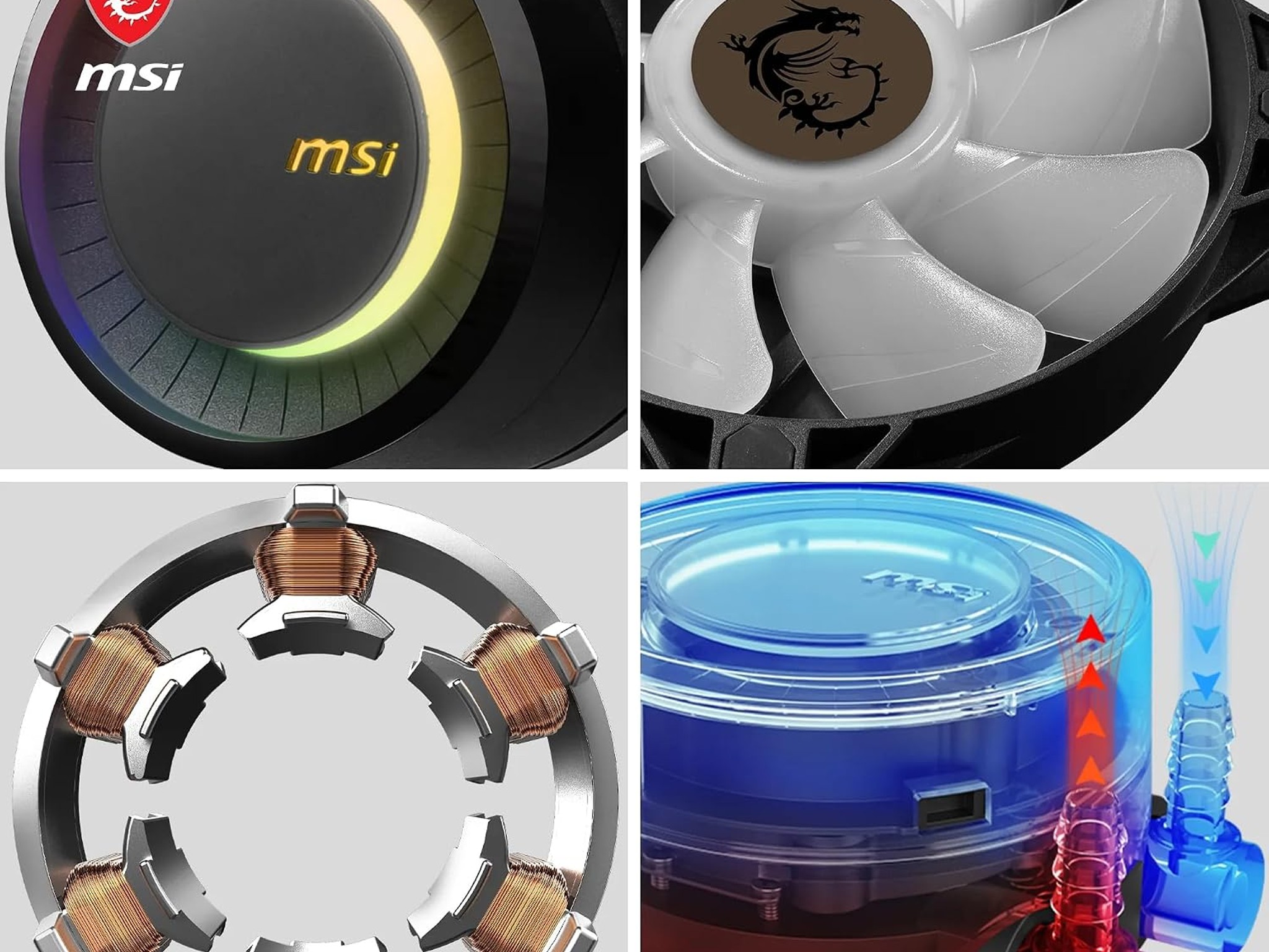 New MSI MAG CORELIQUID E240 AIO CPU Liquid Cooler