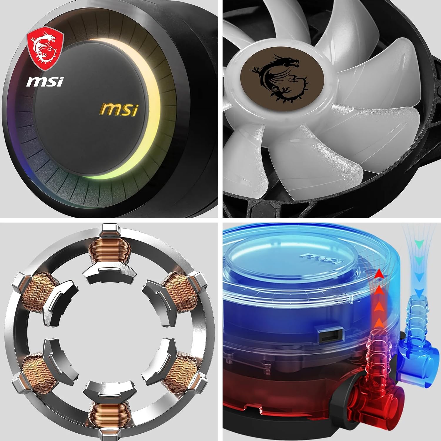 New MSI MAG CORELIQUID E240 AIO CPU Liquid Cooler