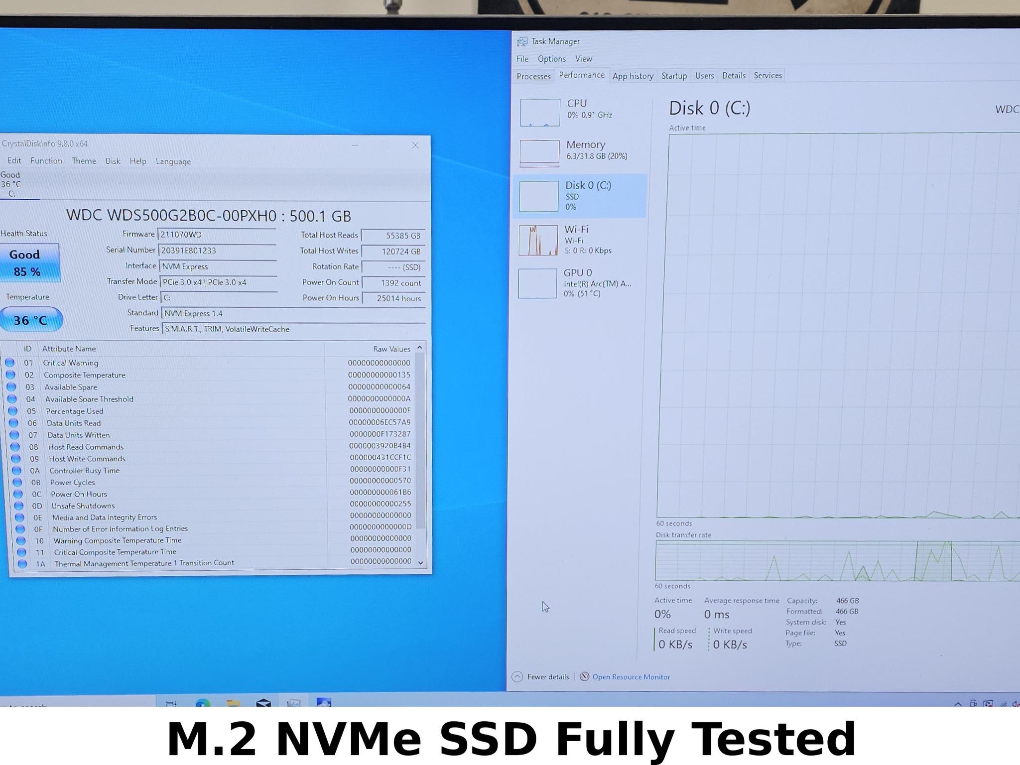 500GB NVMe M.2 SSD WD Blue SN550 - Ready to Ship