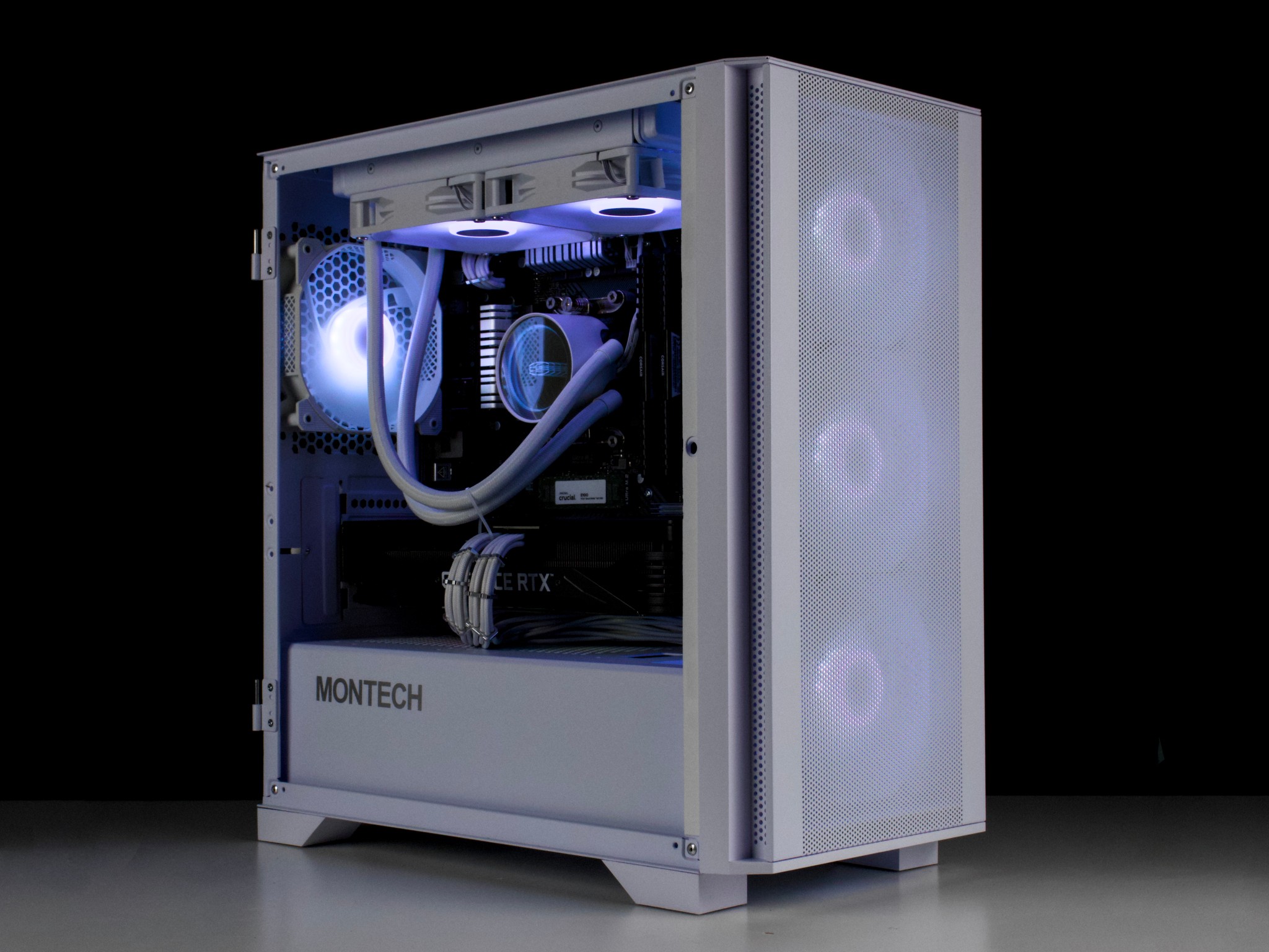 🧊❄️🧊 White Gaming PC – RTX 3070, Ryzen 7 3700X, 16GB RAM, 1TB SSD - WiFi, BlueTooth 🧊❄️🧊