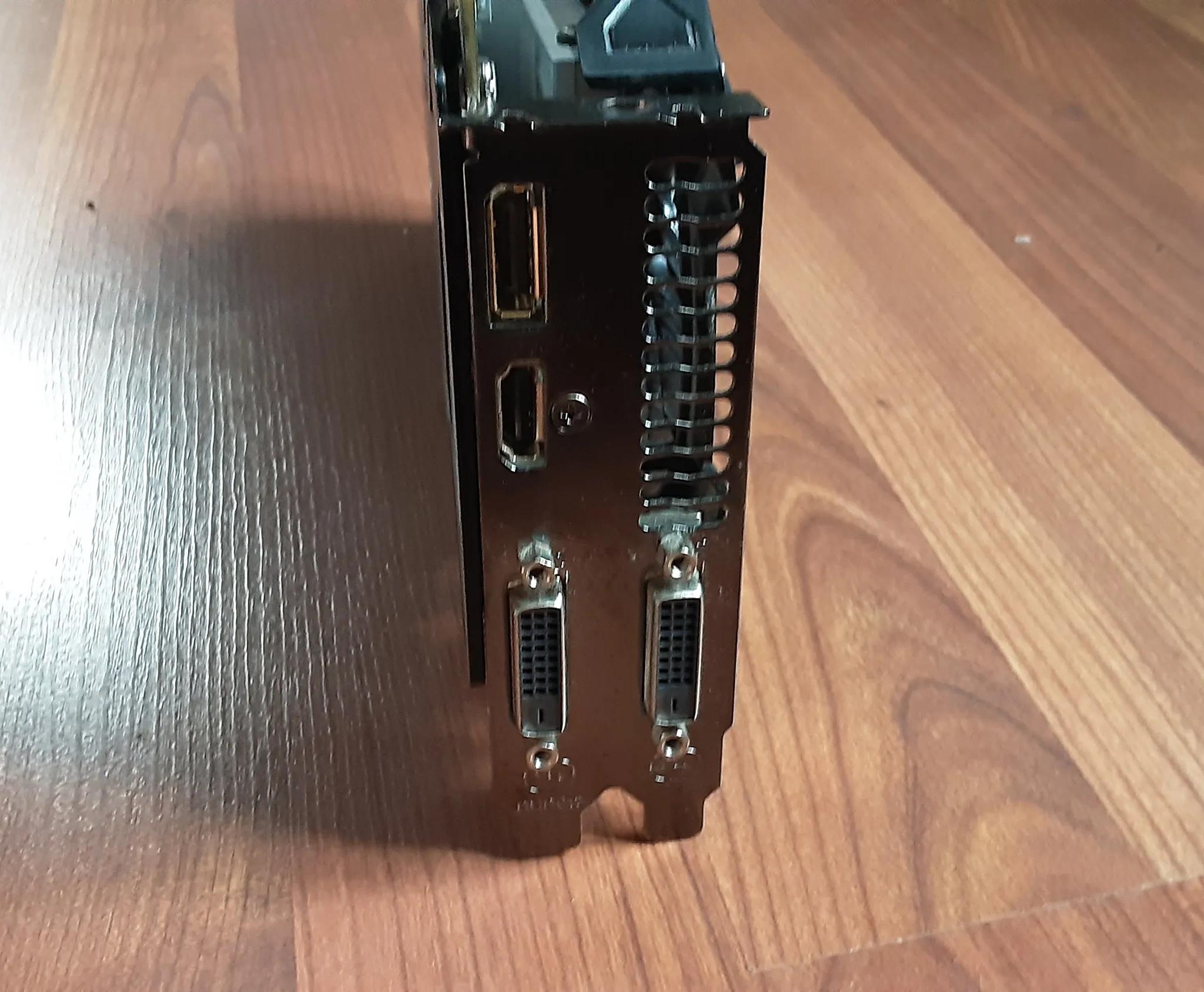 GIGABYTE GeForce GTX 1060 3GB GDDR5 Graphics Card USED, Repasted, Backplate