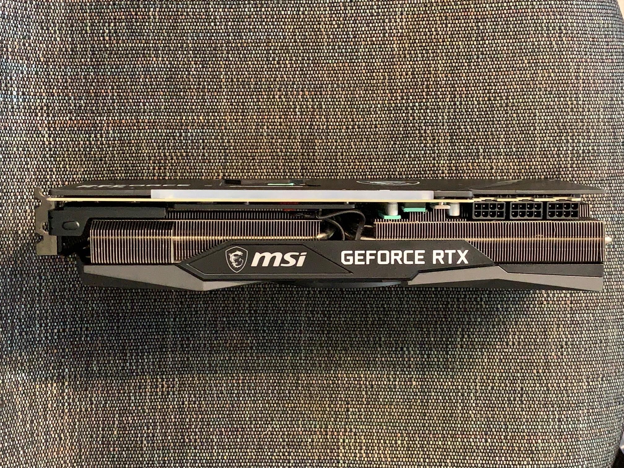MSI GeForce RTX 3080 GAMING X TRIO 10GB GDDR6X Graphics Card, Used