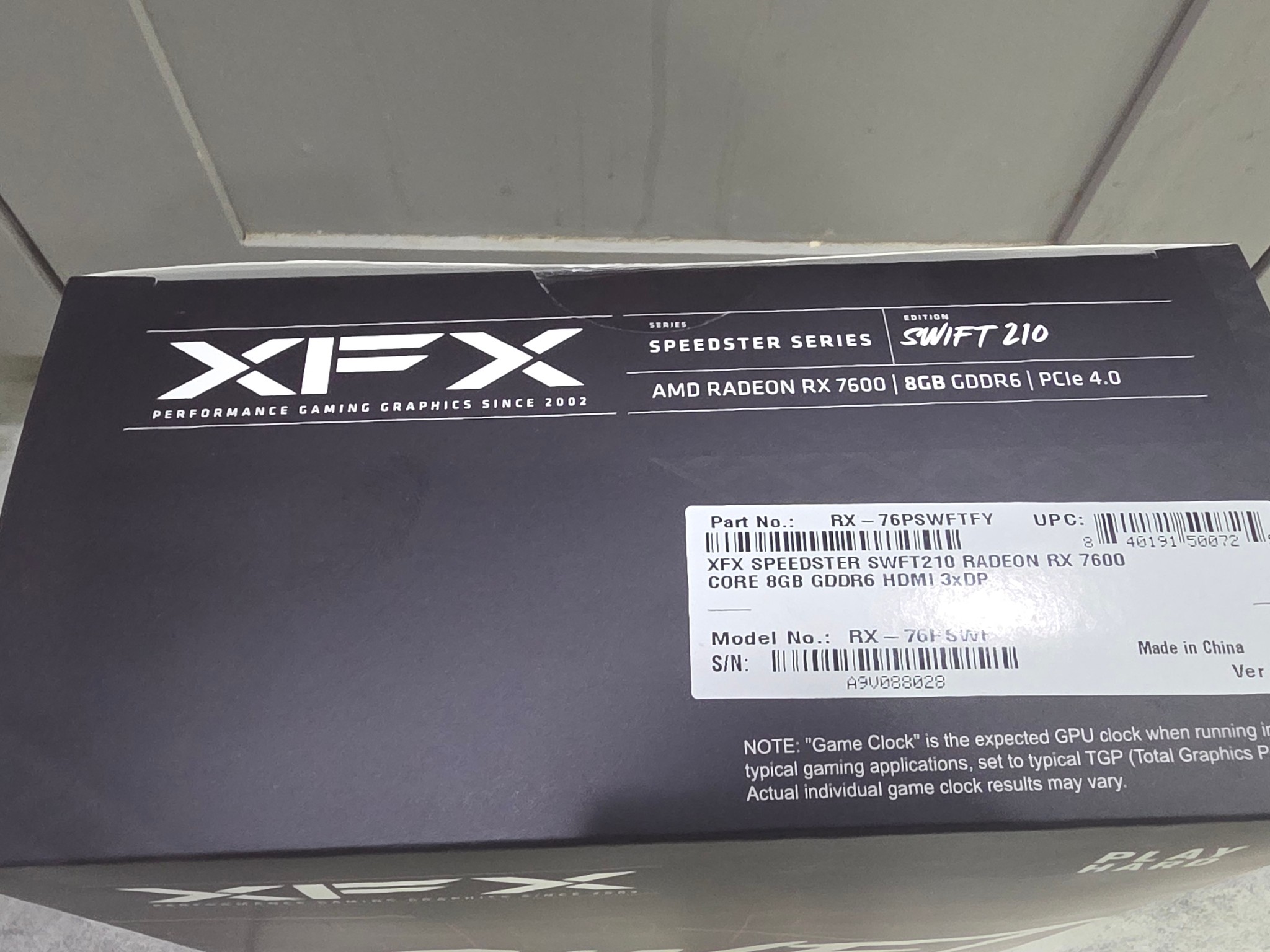 XFX Speedster SWFT 210 Core Radeon RX 7600