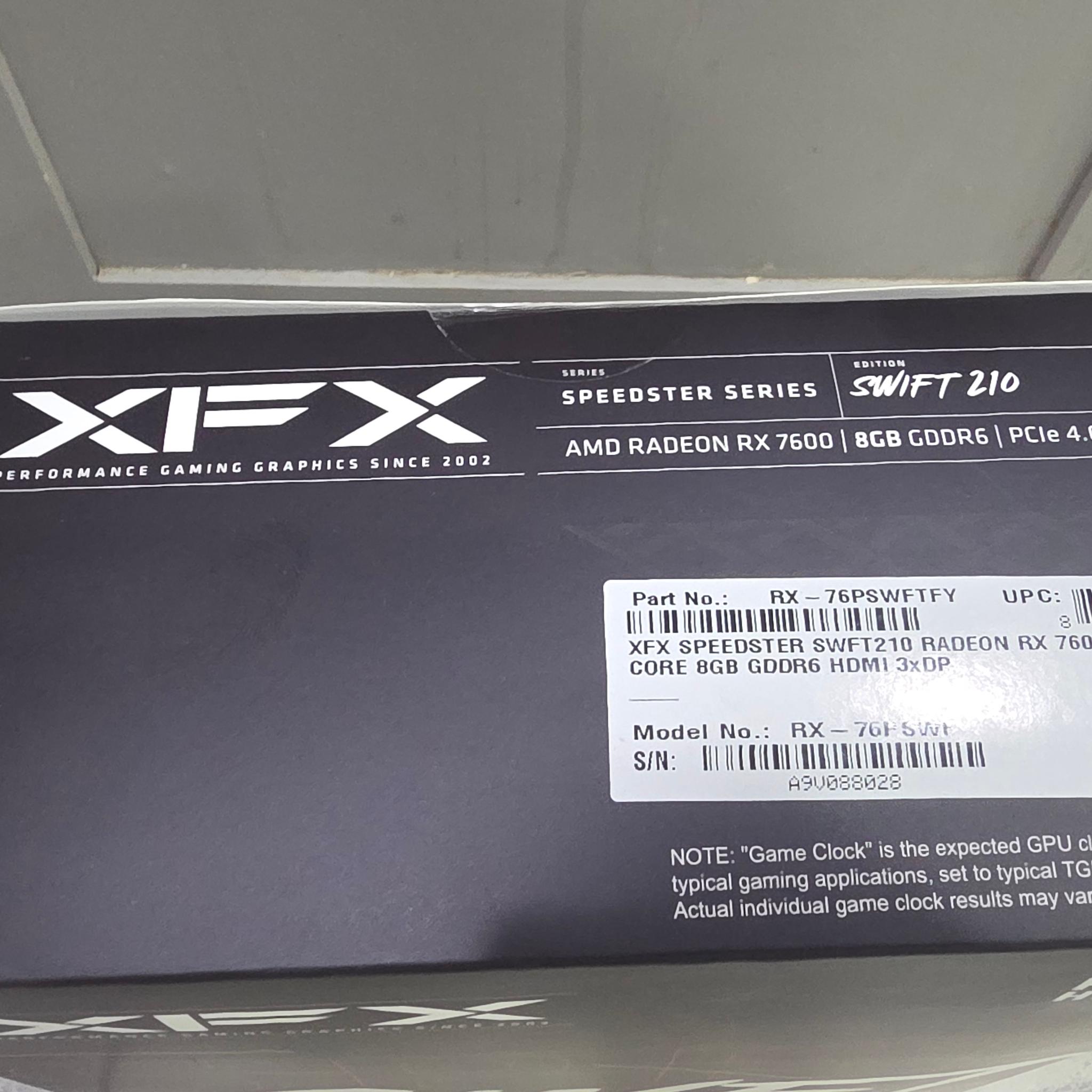 XFX Speedster SWFT 210 Core Radeon RX 7600