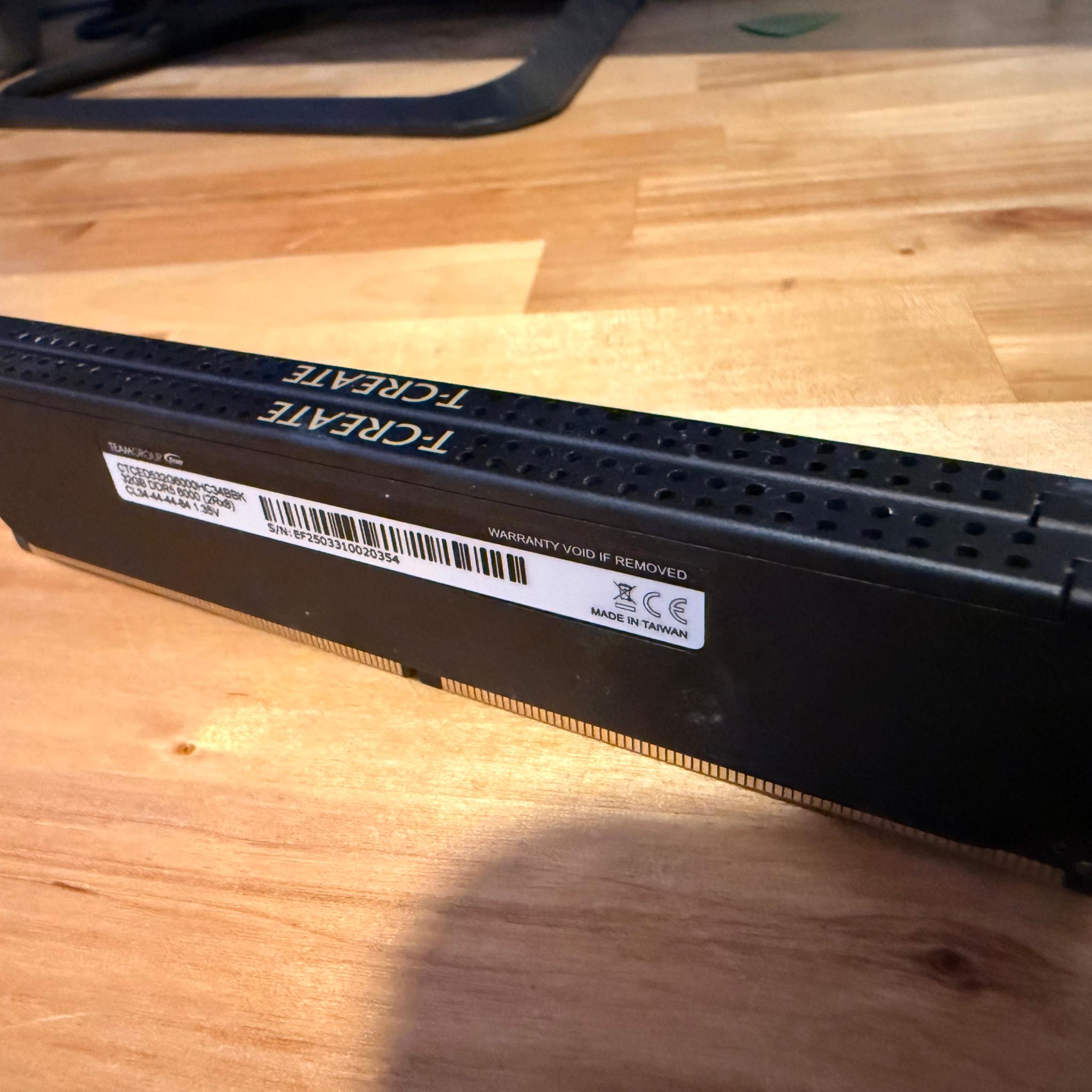 TEAMGROUP T. Create 64GB (2 x 32Gb) CL34 6000 Mt/s