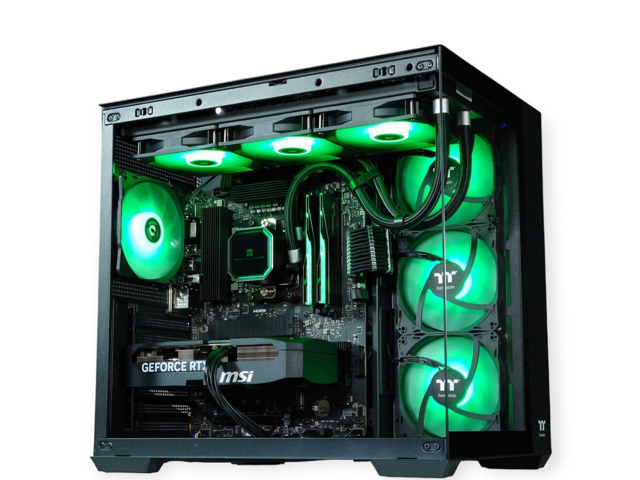 🌌 ☄️Liquid Cooled Gaming PC☄️Nvidia RTX 5070 12GB🌌AMD Ryzen 7 7800X3D🌌32GB DDR5🌌1TB NVME