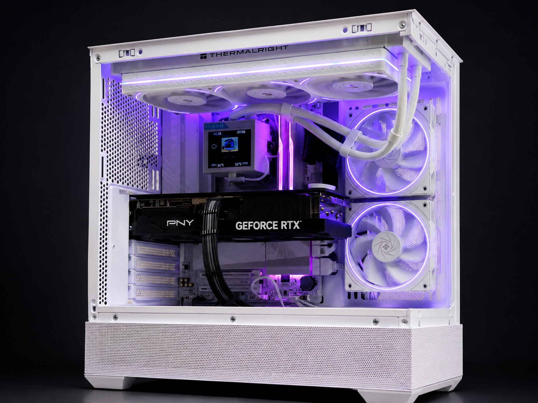 ARCTIC TITAN Ryzen 7 9800X3D • RTX 5070 Ti • 96GB DDR5 • 5TB Storage/1000 w platinum PSU