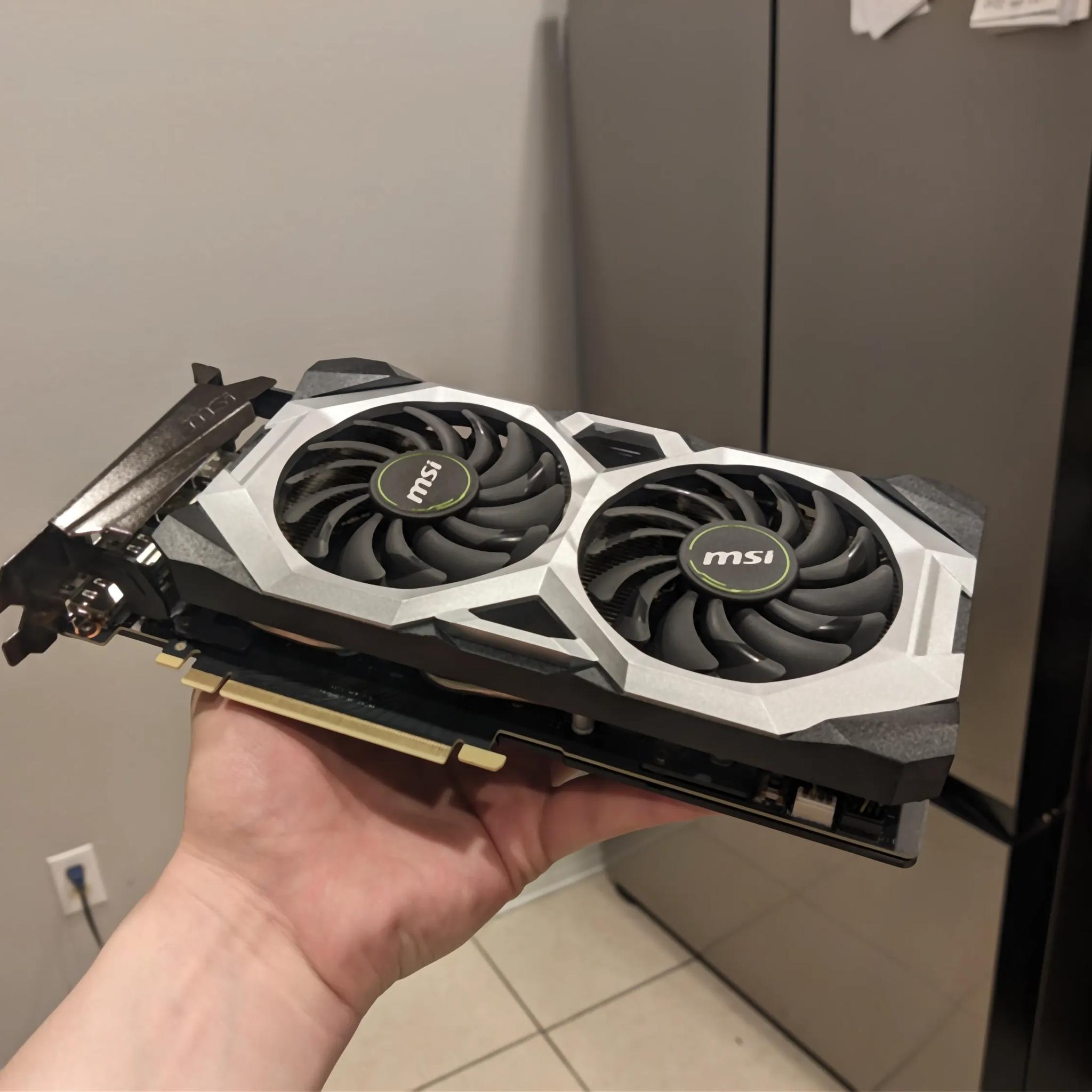 Msi dual fan Nvidia 2070S excellent condition