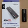 SAMSUNG 980 PRO SSD with Heatsink 1TB PCIe Gen 4 NVMe M.2 Internal Solid State Drive - USED
