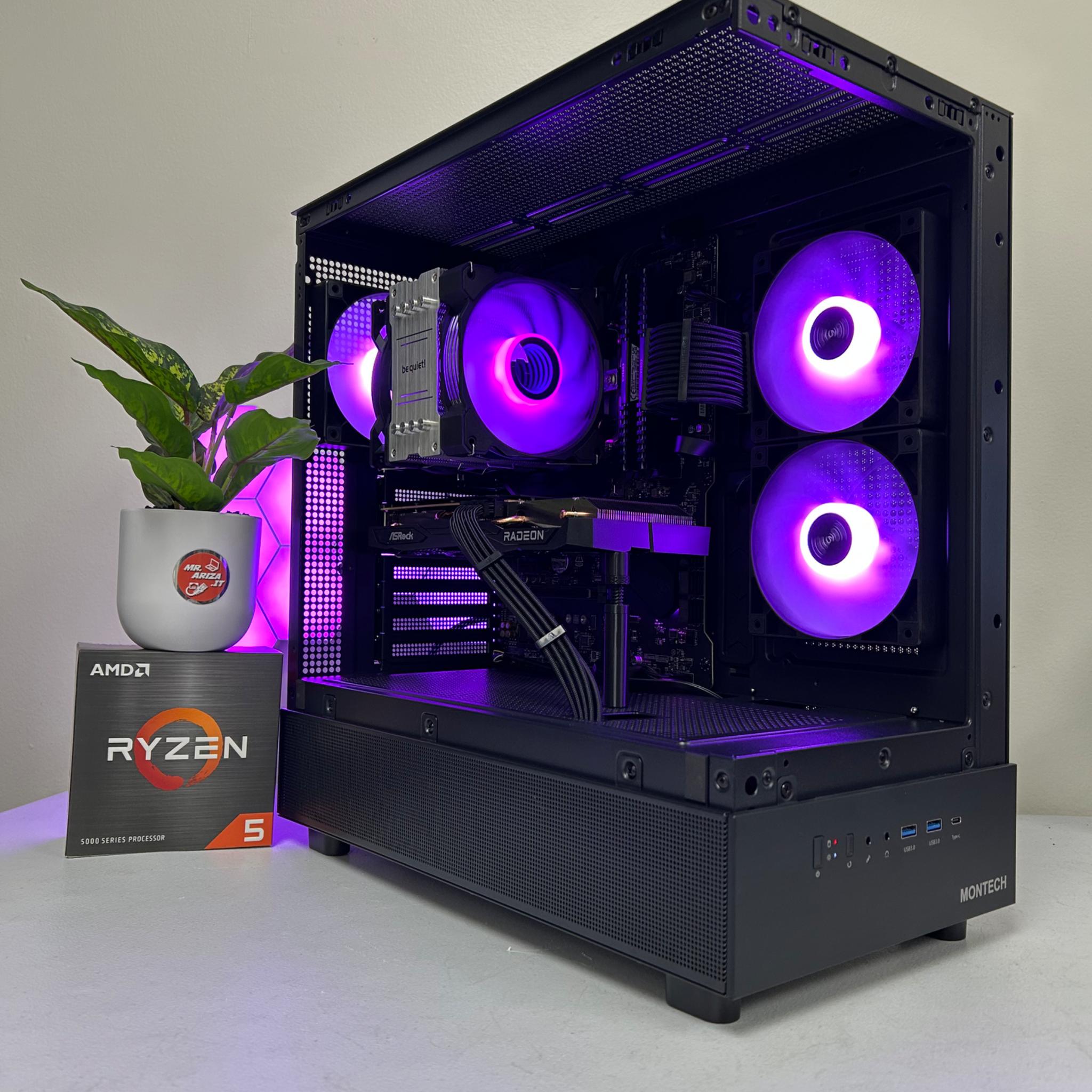 🎮 "Storm Ray RX6600" – Smooth 1080p Gaming in Style! 🌩️🖥️