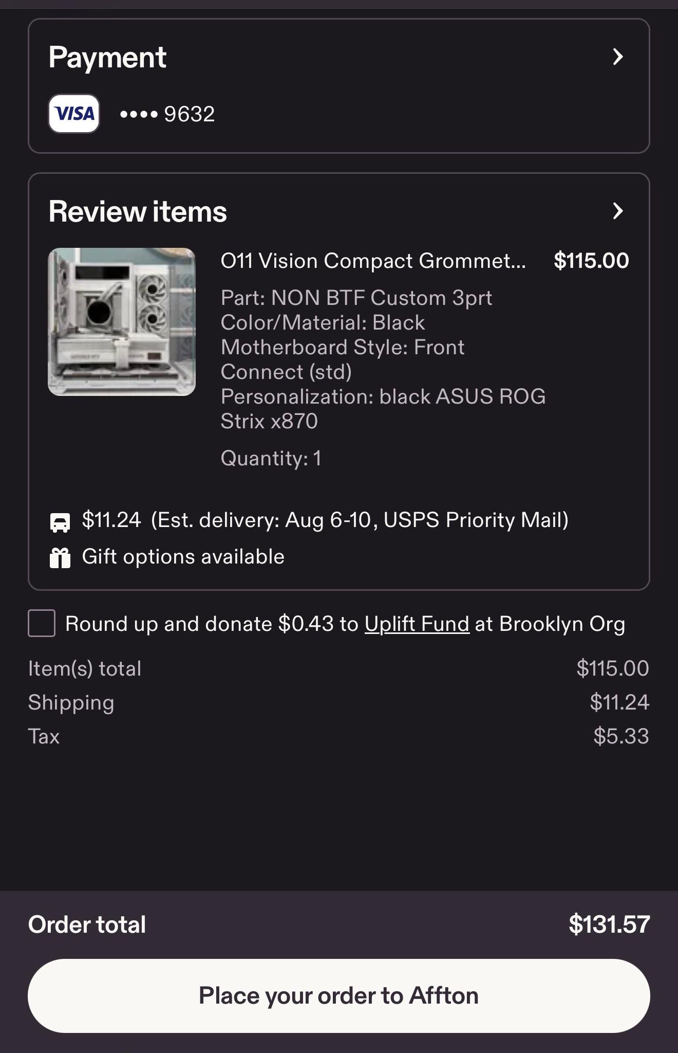 ASUS ROG Custom Gaming PC  |ROG Strix 507TI|9800X3d|32GB DDR5 6000 CL30|Strix X870|1200W Lian LI PSU
