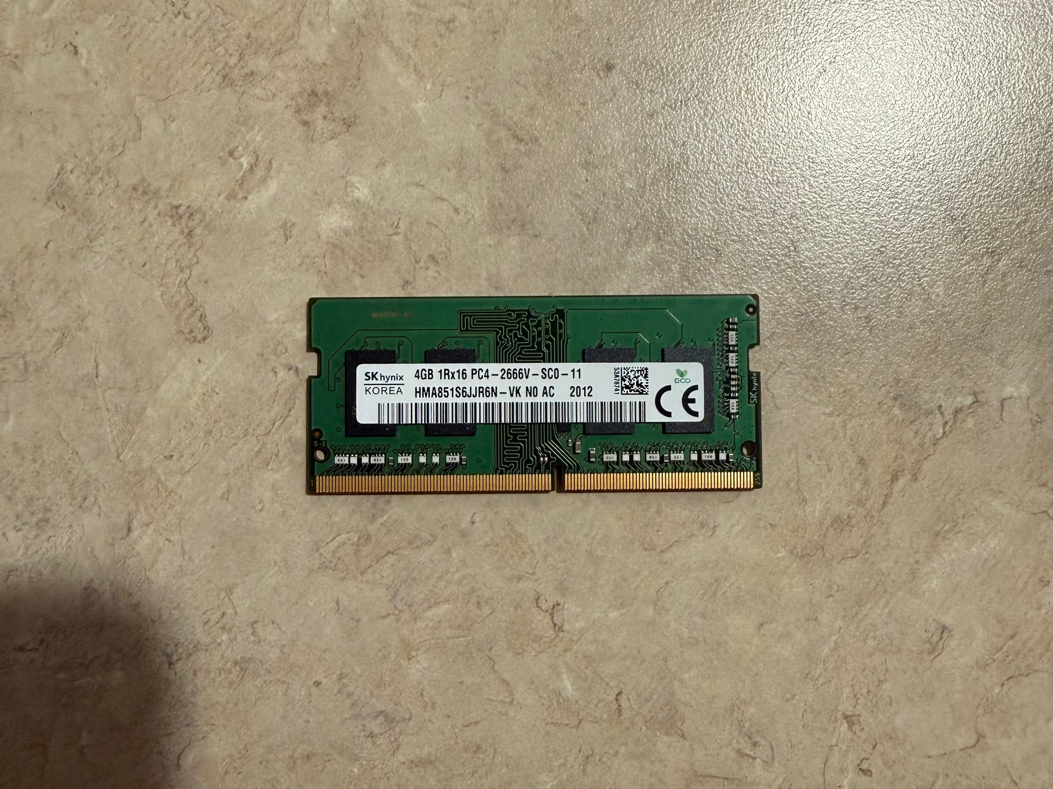 SK Hynix 4gb 2666 DDR4 SODIMM RAM