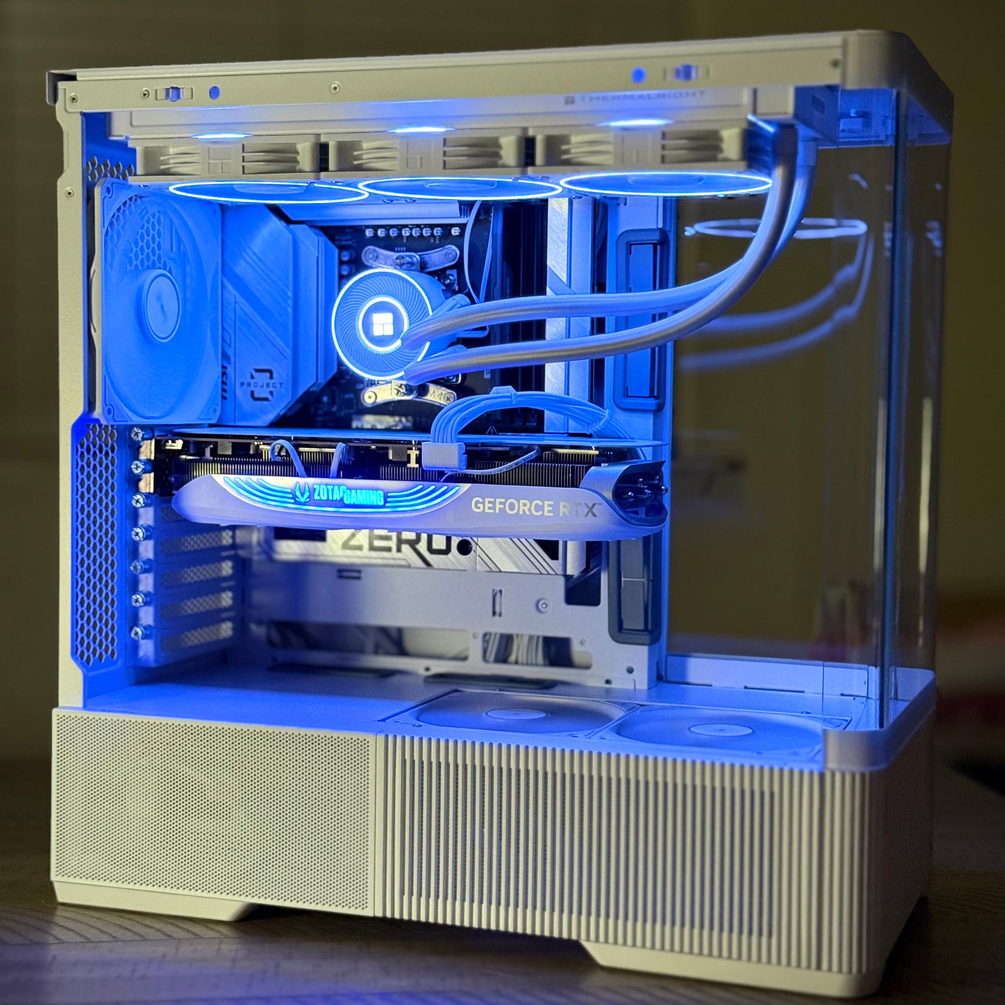 Clean White & Minimal - AION 2 4K Gaming PC - RTX 4080 | Ryzen 7 7800X3D | 32GB DDR5 | 2TB NVME 4.0