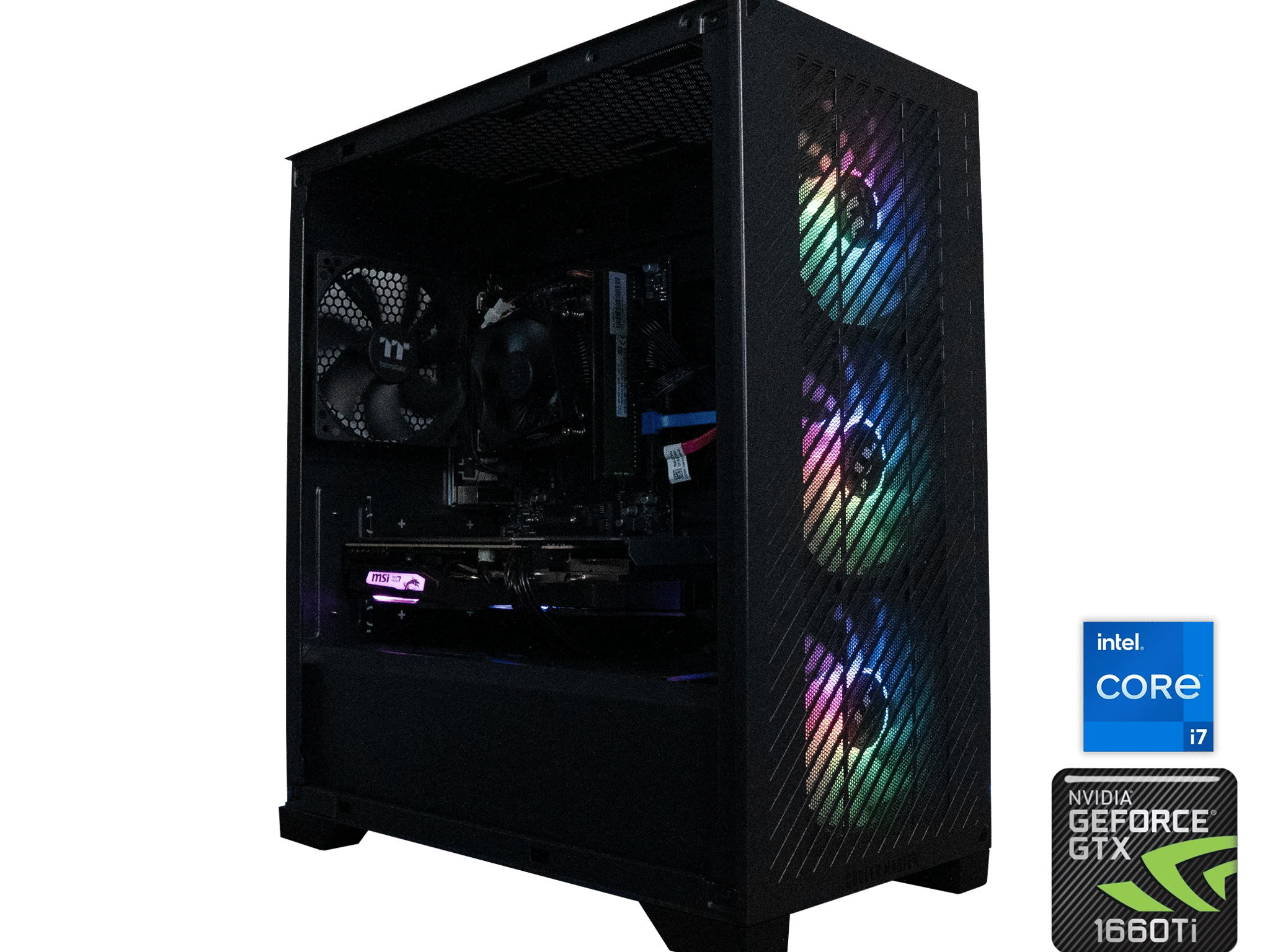 🍬🌠 BUDGET - BO6 Ready GAMING PC | MSI GTX 1660Ti 6GB | INTEL i7 7700 | 16GB DDR4 RAM | 1.25TB |