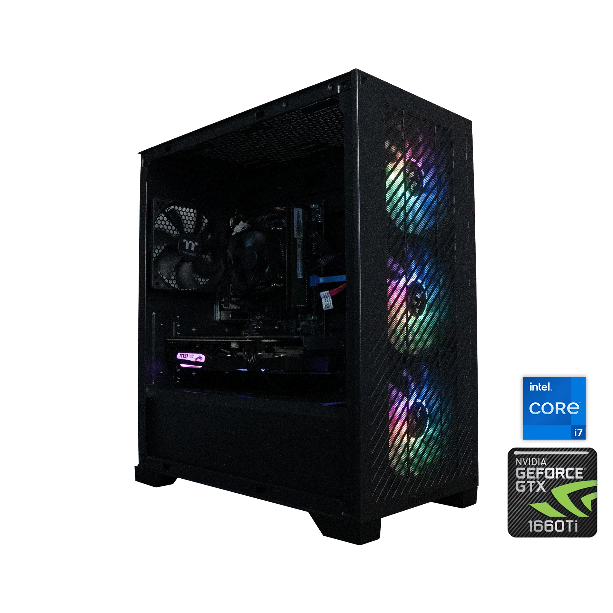 🍬🌠 BUDGET - BO6 Ready GAMING PC | MSI GTX 1660Ti 6GB | INTEL i7 7700 | 16GB DDR4 RAM | 1.25TB |