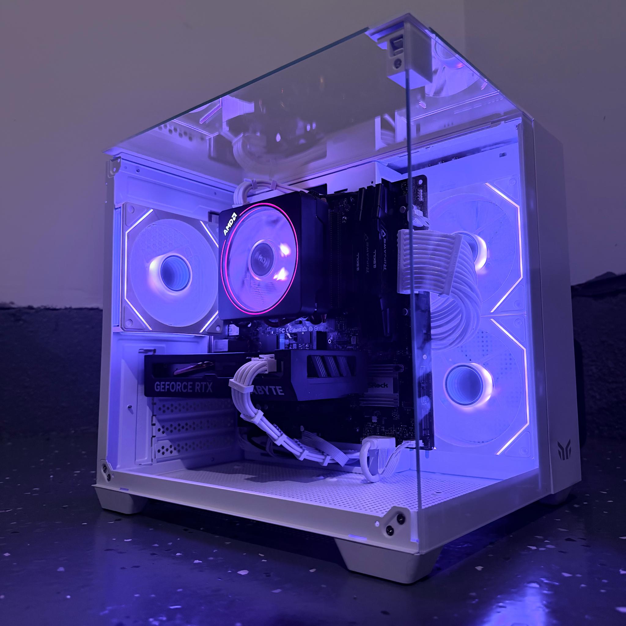 ⚪️"White Lotus"🪷| 1440p Gaming | Ryzen 7 5800X3D  | RTX 4060 | 32B Ram | 1TB NVMe Storage