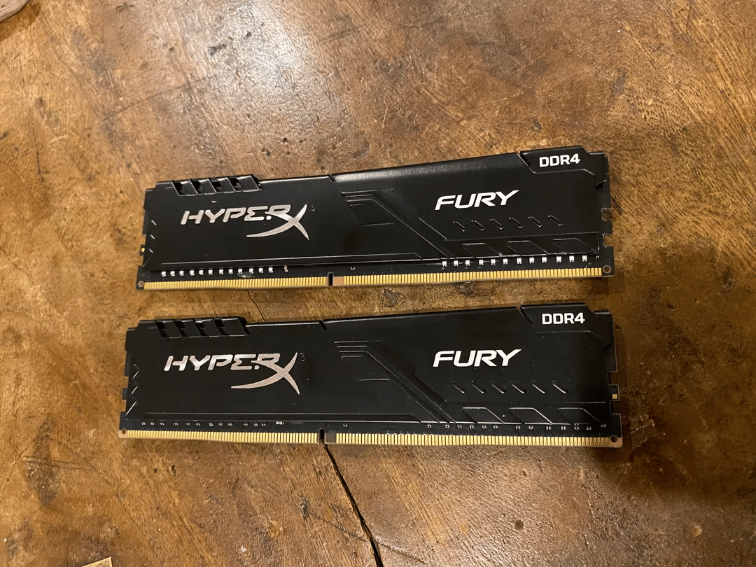 Budget RAM 3200MHz HyperX Fury 2 x 4GB