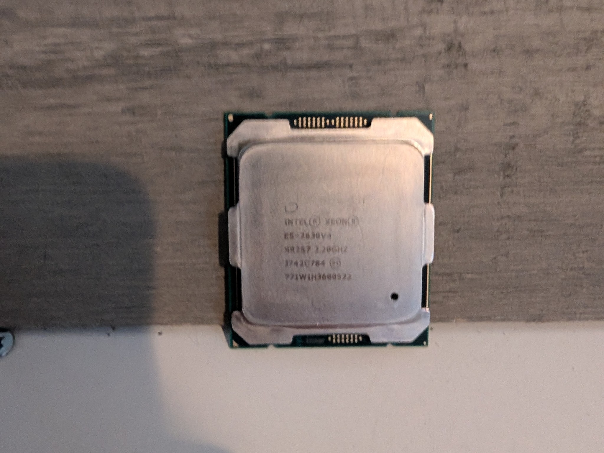 Xeon E5 2630V4 working