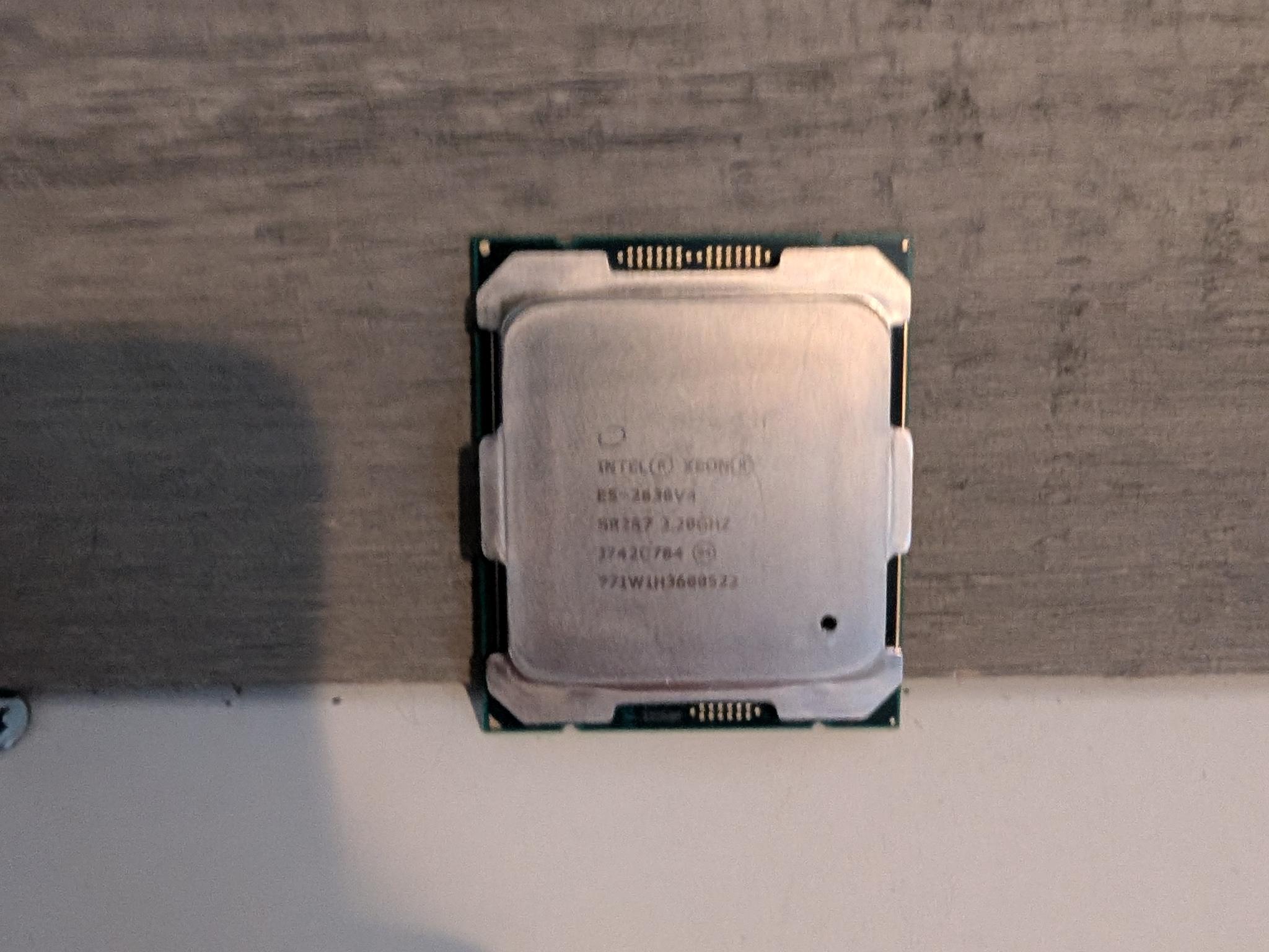 Xeon E5 2630V4 working