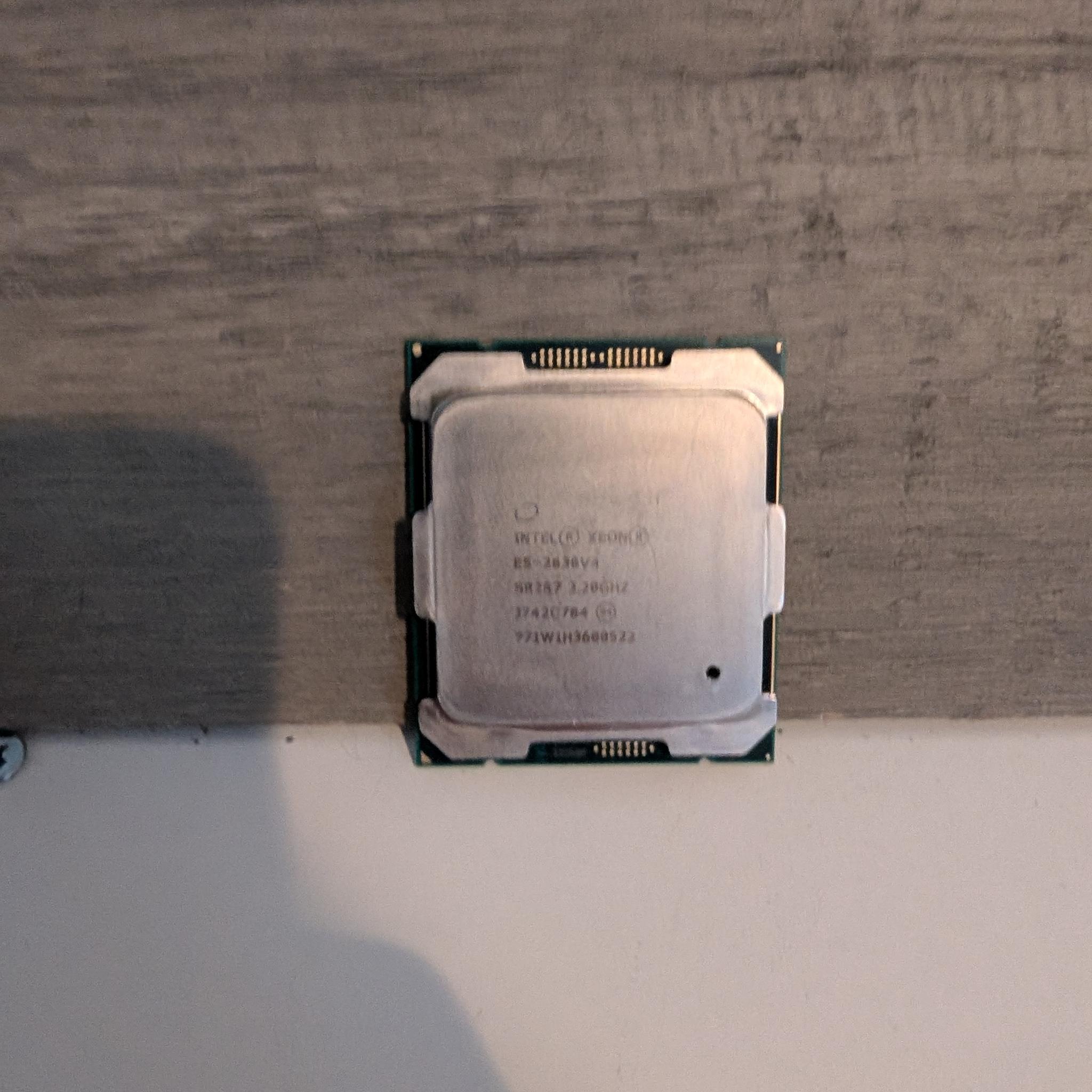 Xeon E5 2630V4 working