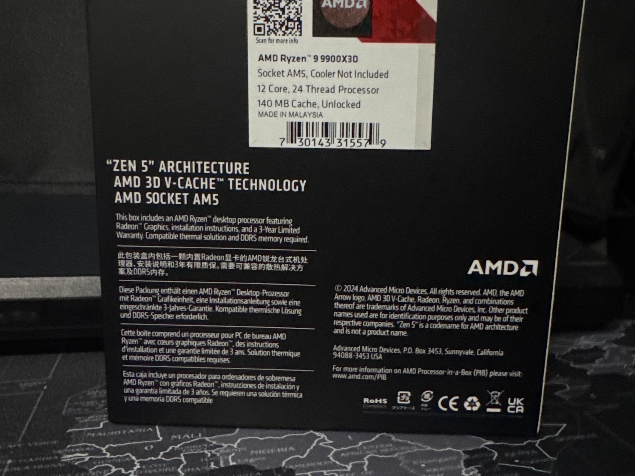AMD Ryzen 9 9900X3D