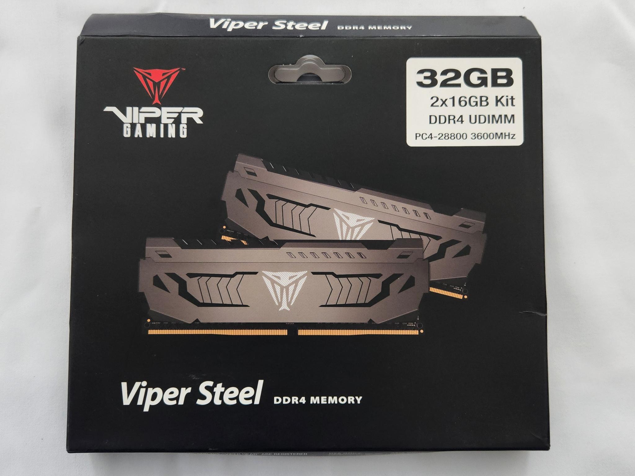 Patriot Viper DDR4 RAM (2x16GB) 32GB 3600MHz CL18