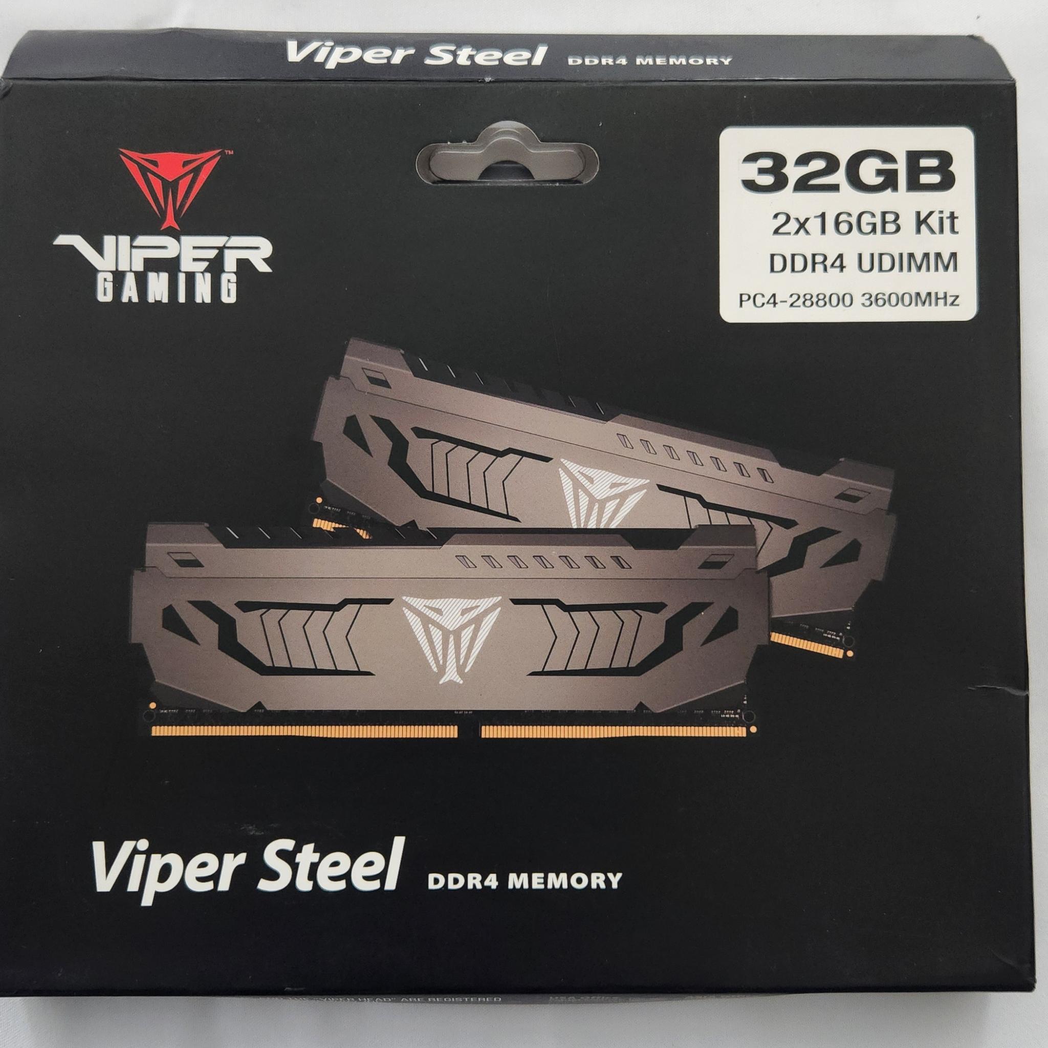 Patriot Viper DDR4 RAM (2x16GB) 32GB 3600MHz CL18