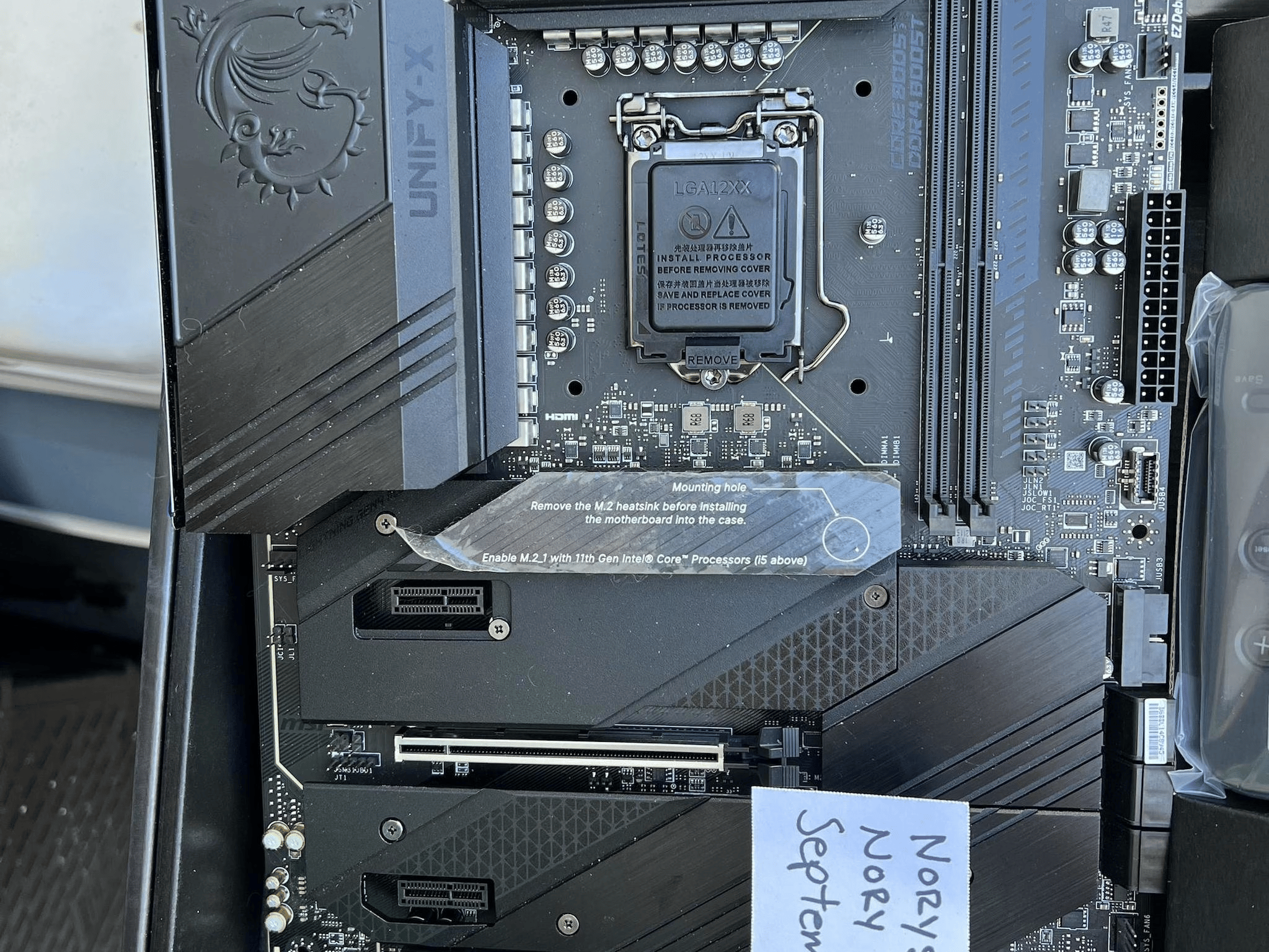 MSI MEG Unify-X Z590 
