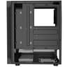 Atrix Metal Tempered Glass Mid-Tower Computer Case with Cooling Fan