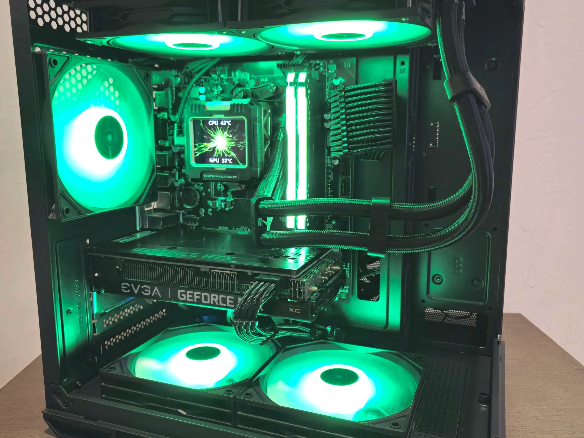 RTX 3060Ti, Ryzen 5 5600x, 16GB Ram | Black RGB Gaming Computer