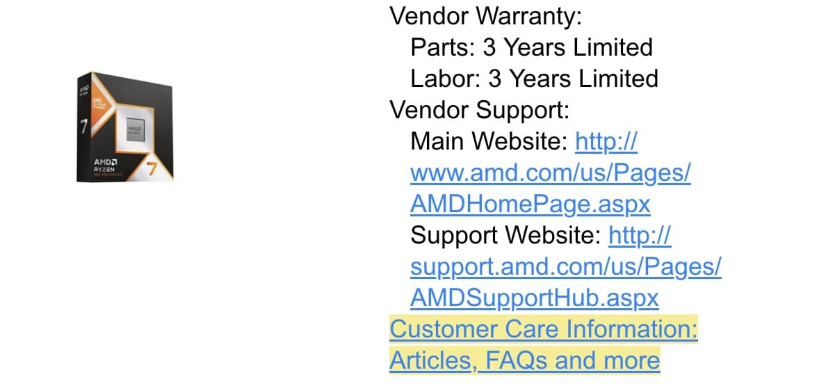 AMD Ryzen 7 9800X3D - Ryzen 7 9000 Series Zen 5 8-Core 5.2 GHz